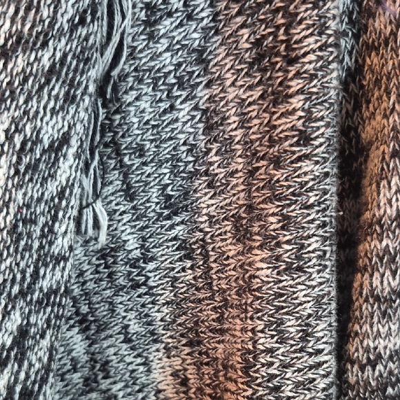 Chico's  size 0 Black And White Waterfall Cardigan - Picture 3 of 4